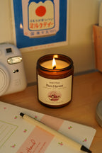 Plum Harvest Amber Jar Candle