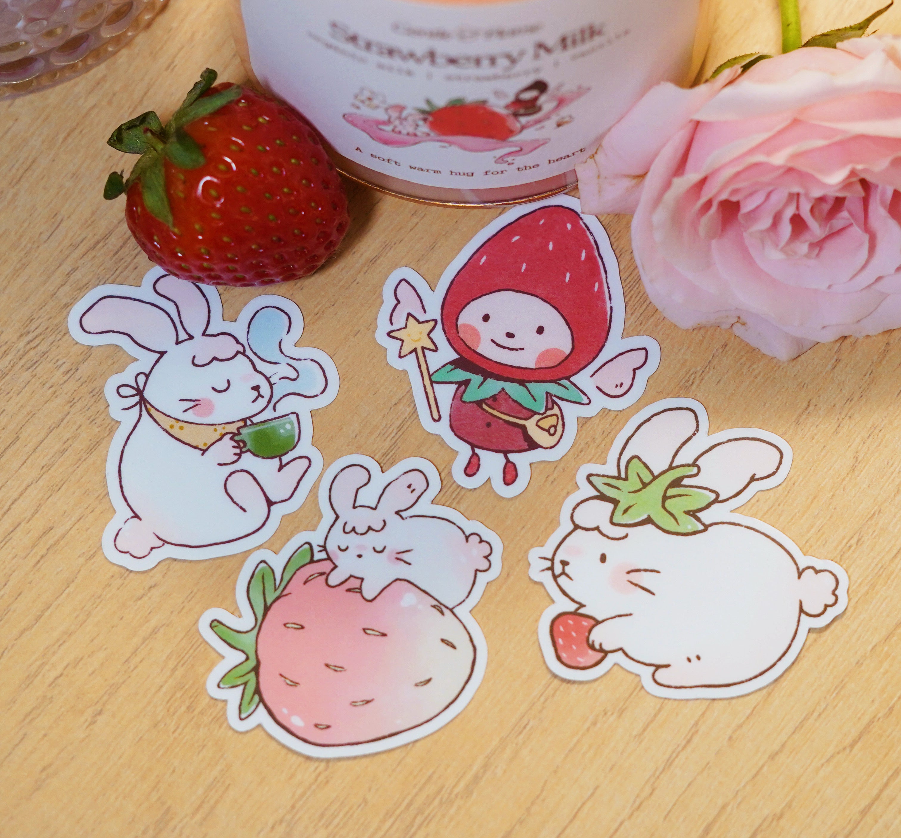 Strawberry Sticker Bundle