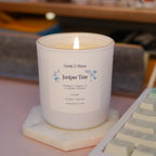 Juniper Tree Glass Candle