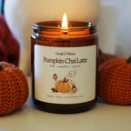 Pumpkin Chai Latte Amber Jar Candle