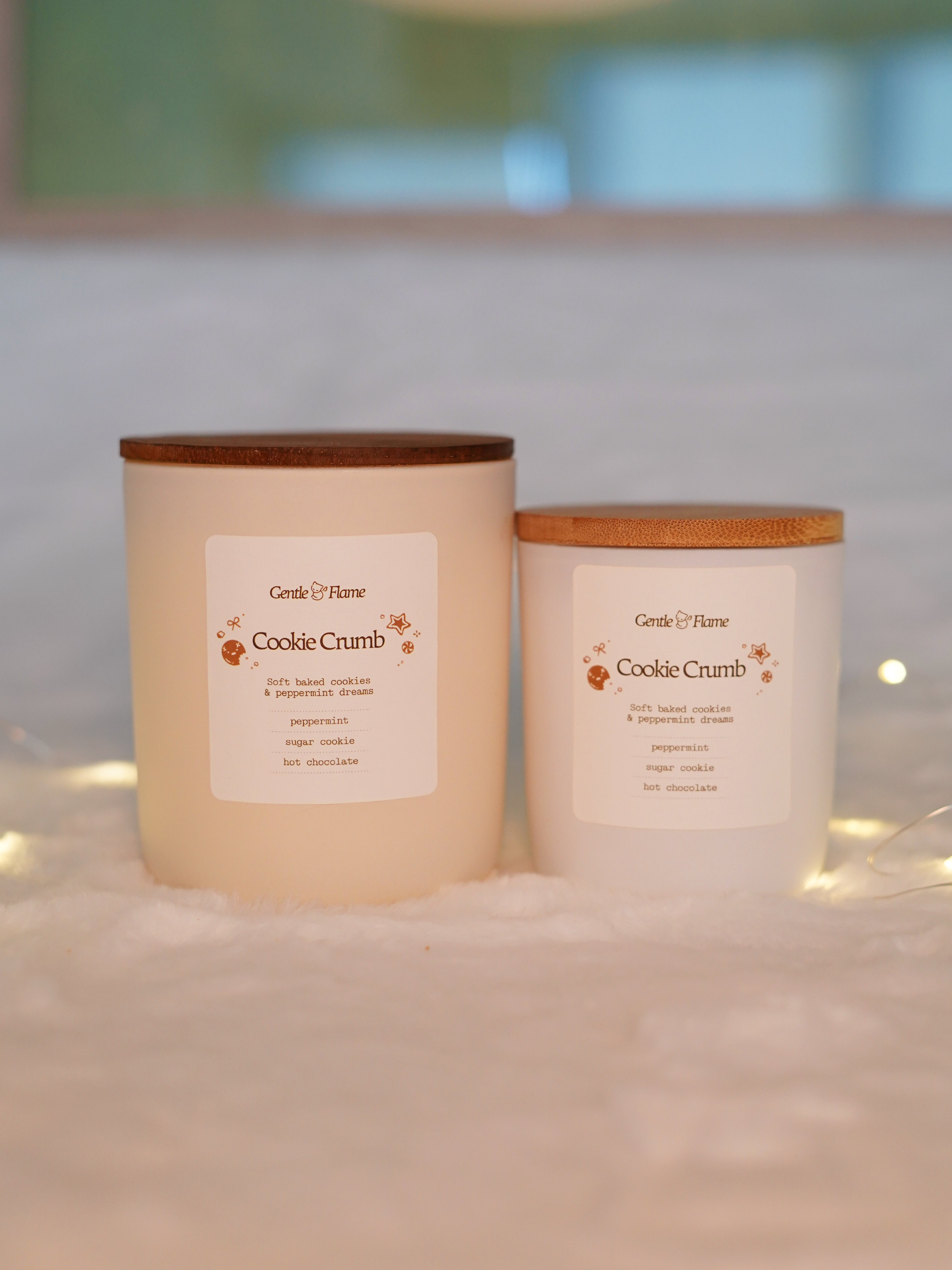 Cookie Crumb Glass Candle