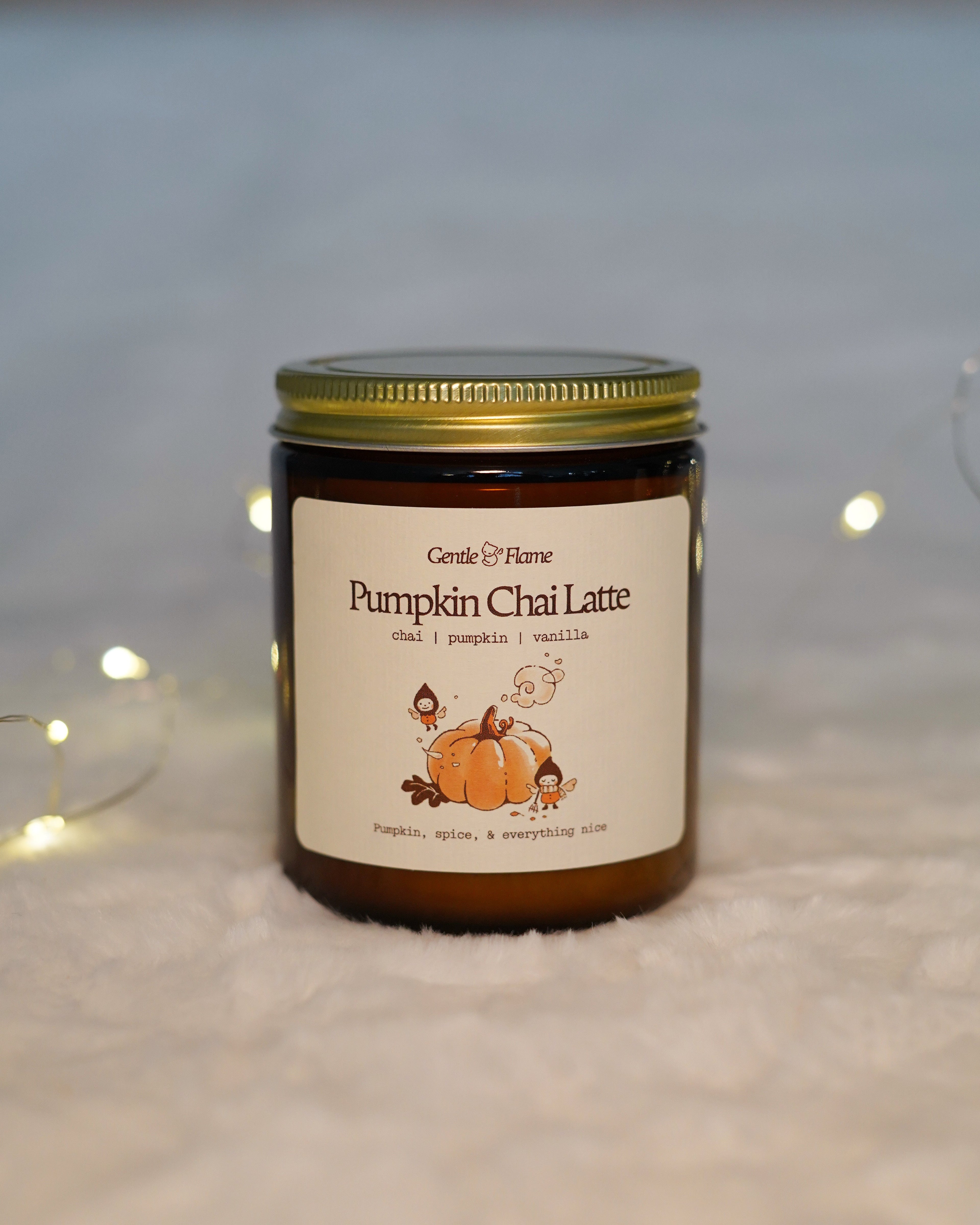 Pumpkin Chai Latte Amber Jar Candle