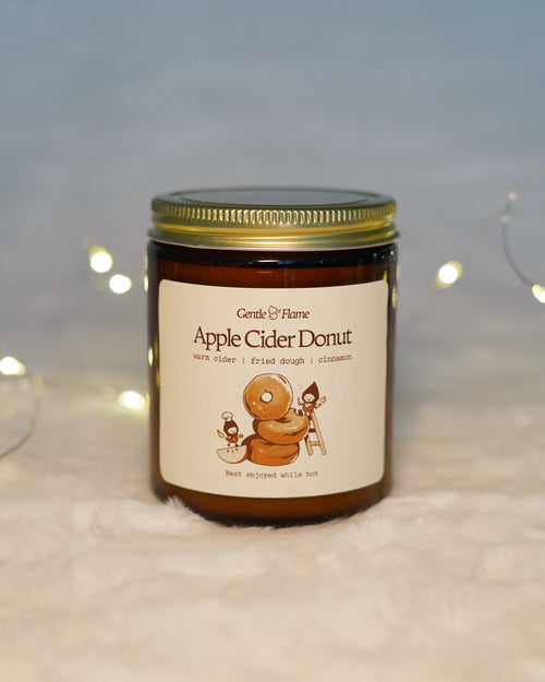 Apple Cider Donut Amber Jar Candle